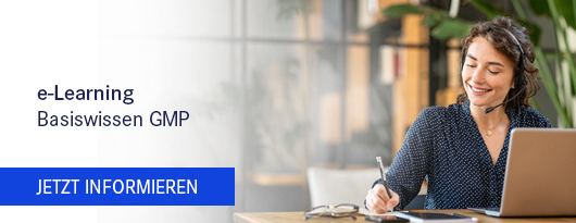 e-Learning: Basiswissen GMP - Jetzt Informieren >>